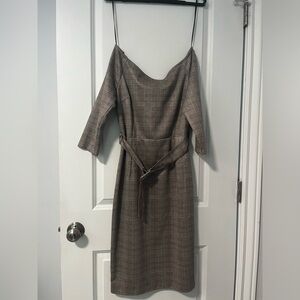 Off shoulder business chic dress